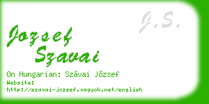 jozsef szavai business card