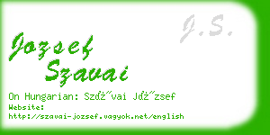 jozsef szavai business card